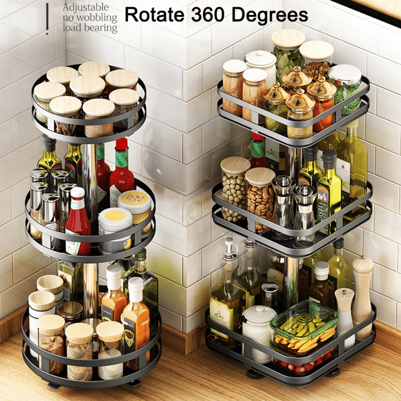 La estantería de almacenamiento giratoria 360° puede utilizarse en cualquier escenario.